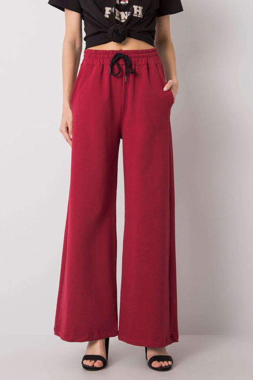 Bordo spalvos sportinės kelnės Abril