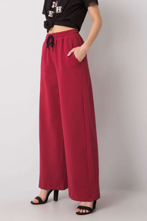 Bordo spalvos sportinės kelnės Abril