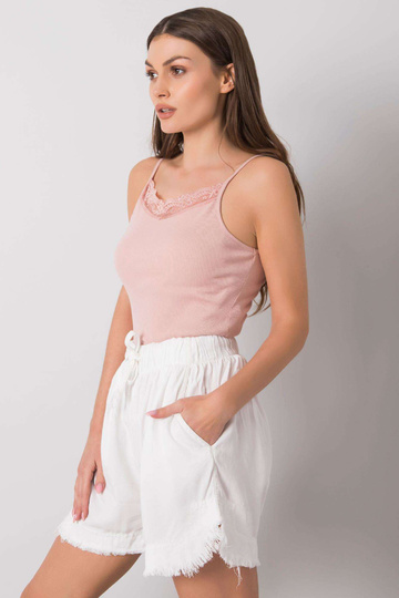 Armine Dirty Pink Ribbed Topas