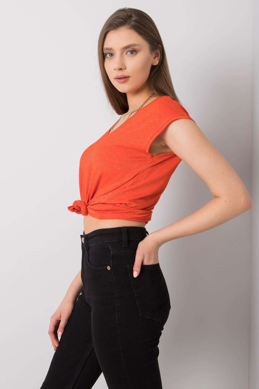 Oranžinė dryžuota palaidinė Giselle...