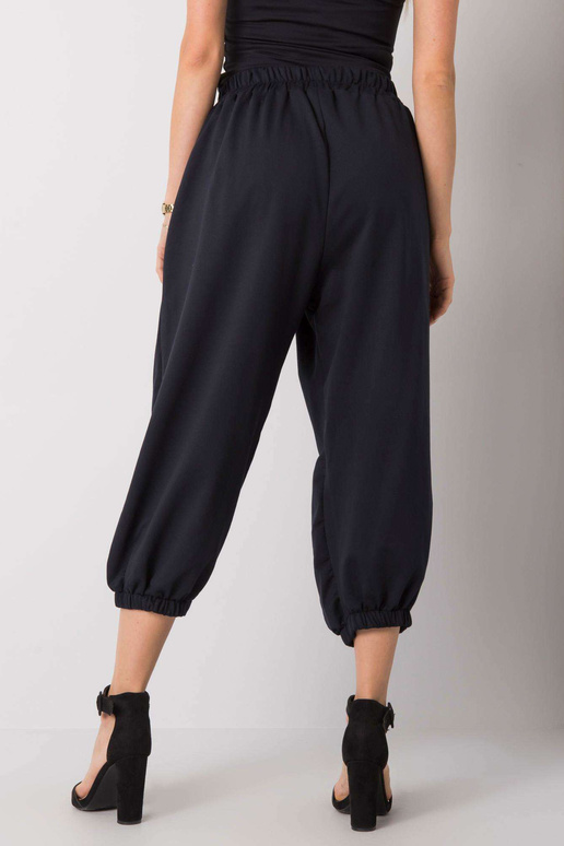 Tamsiai mėlynos Ferro plačios kelnės