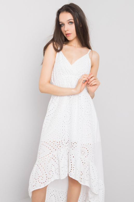 Clover OCH BELLA balta rauktinė suknelė