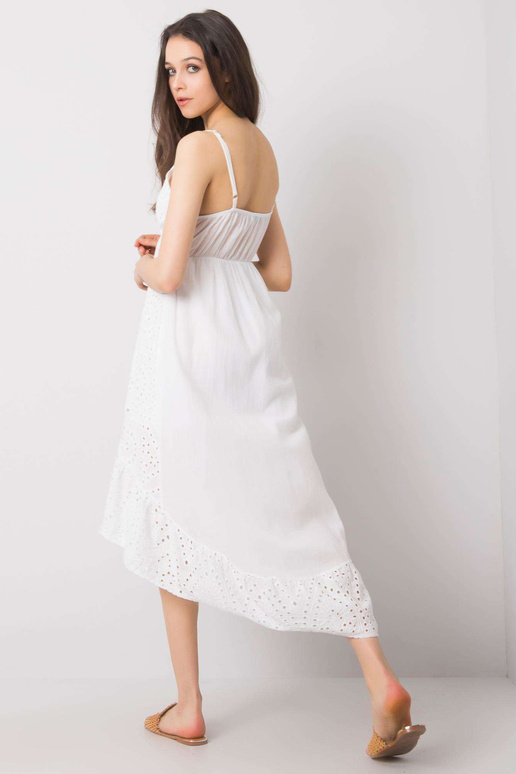 Clover OCH BELLA balta rauktinė suknelė