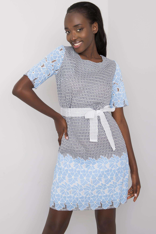 Pilkai mėlynos spalvos suknelė Katya