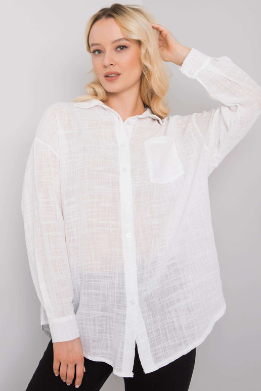 Balti medvilniniai marškinėliai Etta...