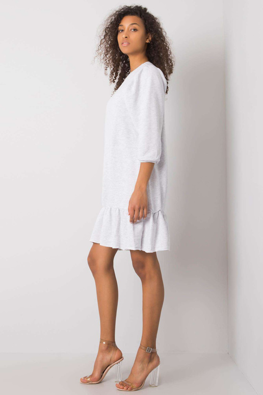 Šviesiai pilka melanžinė suknelė...