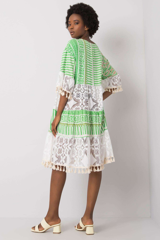 Nayeli žalia boho suknelė Nayeli žalia boho suknelė