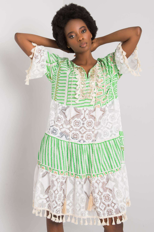 Nayeli žalia boho suknelė Nayeli žalia boho suknelė