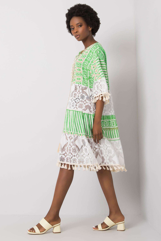 Nayeli žalia boho suknelė Nayeli žalia boho suknelė