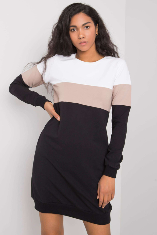 Suknelė-RV-SK-5869.04-balta-juoda