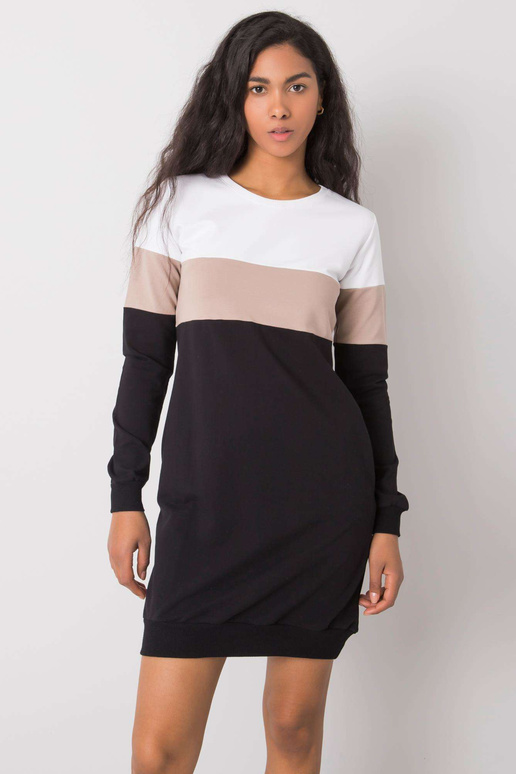 Suknelė-RV-SK-5869.04-balta-juoda