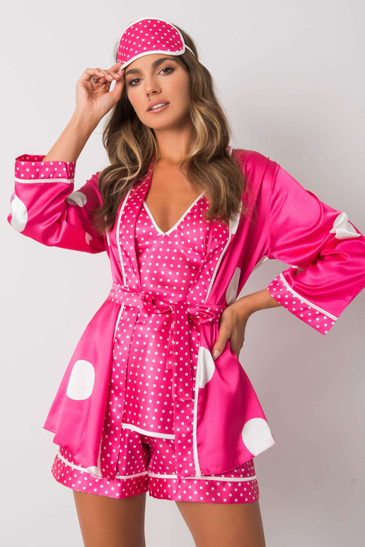 Fuksijos spalvos moterų naktinis...