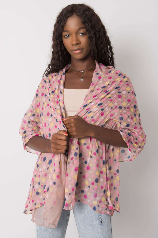 Smėlio spalvos moteriškas taškuotas...