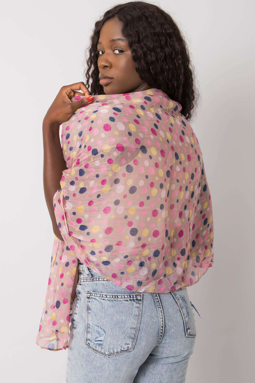 Smėlio spalvos moteriškas taškuotas...