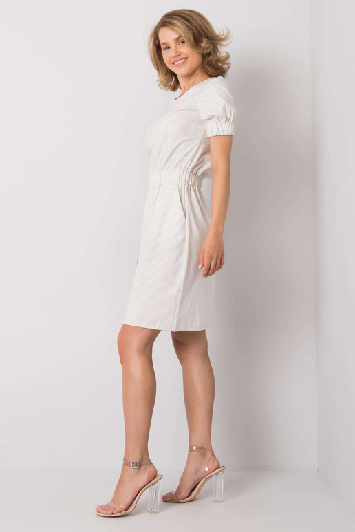 Ecru Merline dryžuota suknelė