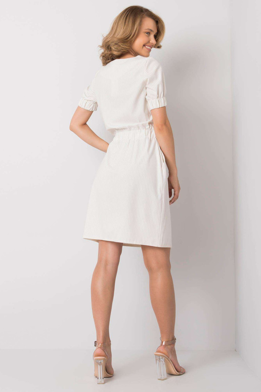 Ecru Merline dryžuota suknelė