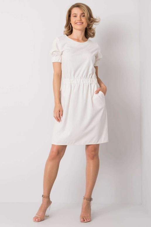 Ecru Merline dryžuota suknelė