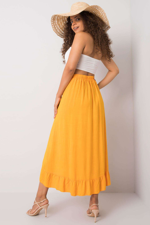 Oranžinis sijonas su įrišimu Jettie...