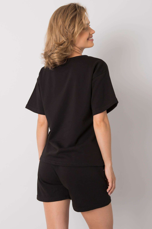 Juodas Sakari medvilnės rinkinys Juodas Sakari medvilnės rinkinys