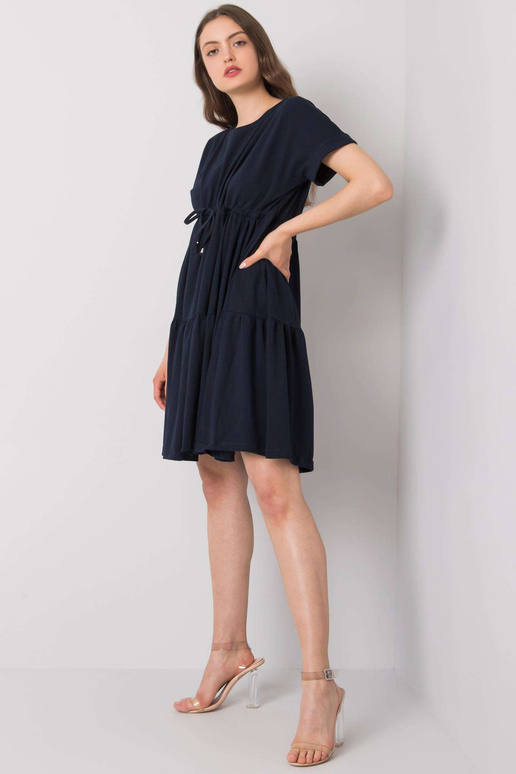 Tamsiai mėlyna laisvalaikio suknelė...