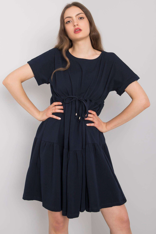 Tamsiai mėlyna laisvalaikio suknelė...