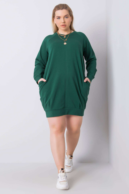 Tamsiai žalia plius dydžio suknelė...