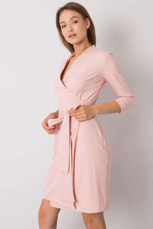 Purvina rožinė suknelė su...