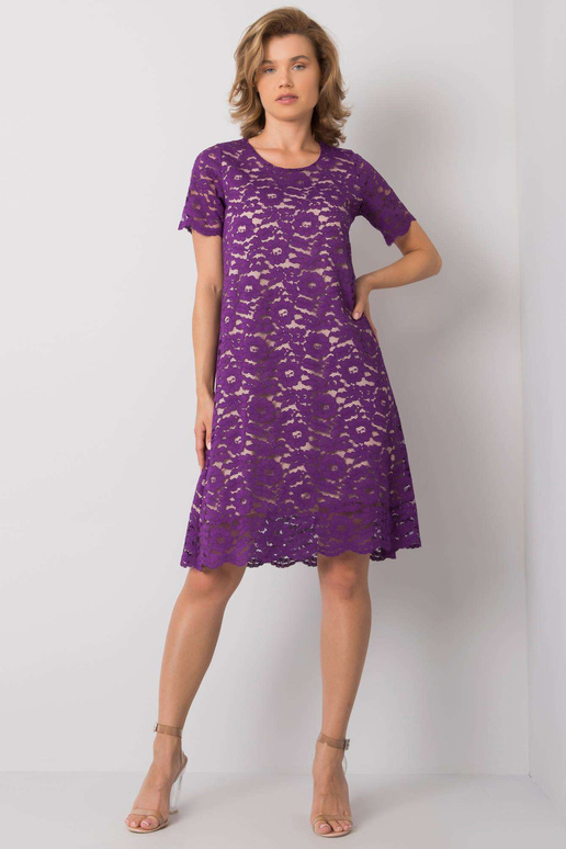 Violetinė Lulu nėriniuota suknelė Violetinė Lulu nėriniuota suknelė