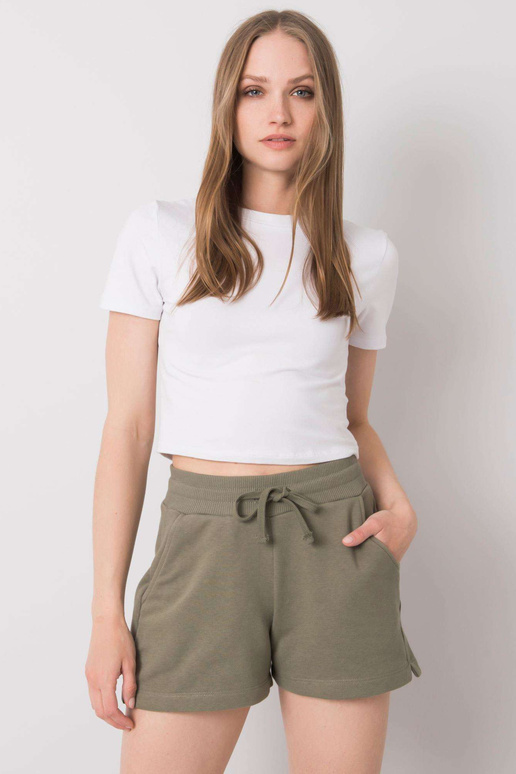 Chaki spalvos medvilniniai šortai...