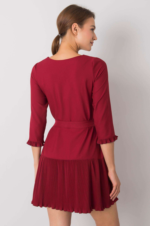 Bordo spalvos Fleur suknelė Bordo spalvos Fleur suknelė