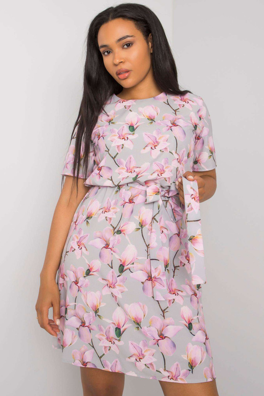 Pilko rašto didelio dydžio suknelė...