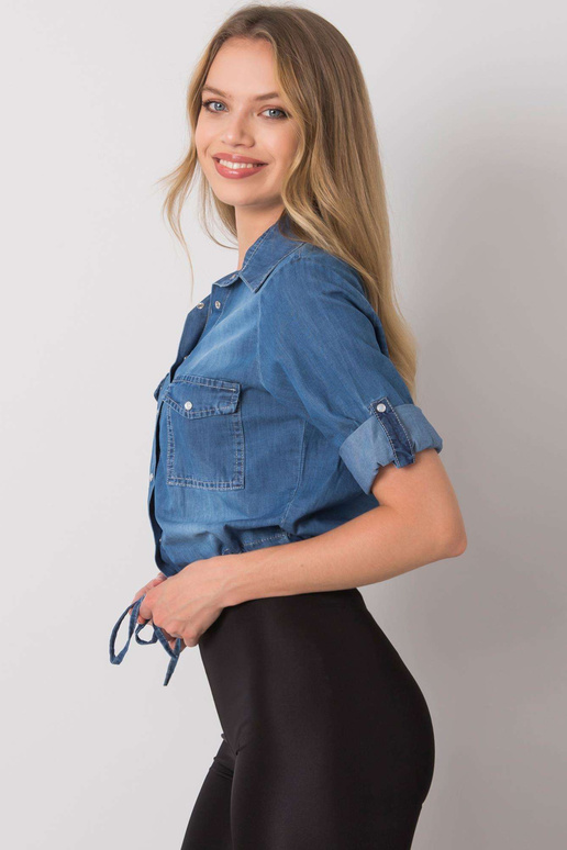 Mėlyni medvilniniai marškinėliai...