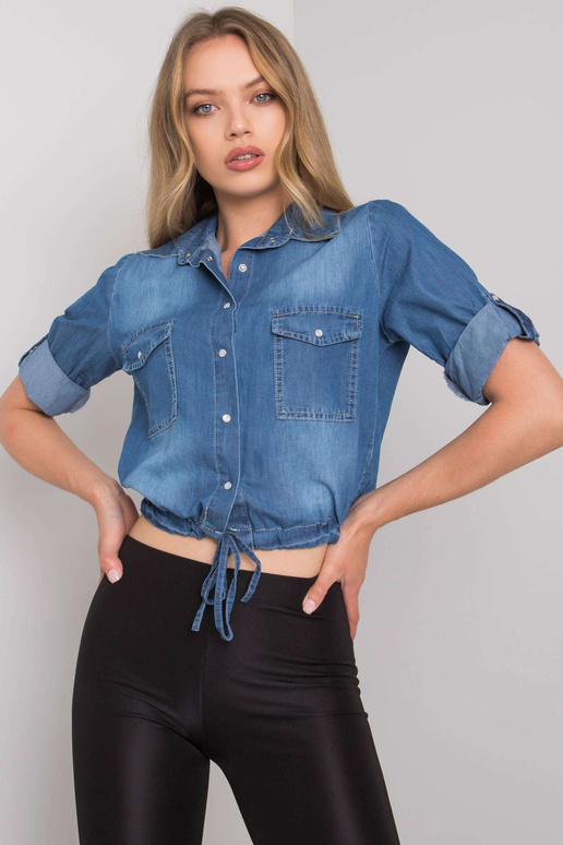 Mėlyni medvilniniai marškinėliai...