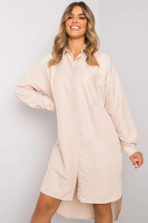 Smėlio spalvos marškiniai su...