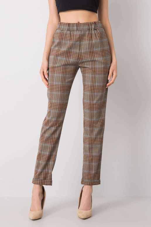 Araminta rudos languotos kelnės