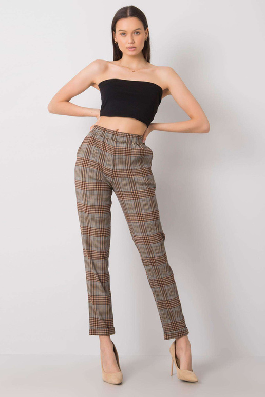 Araminta rudos languotos kelnės