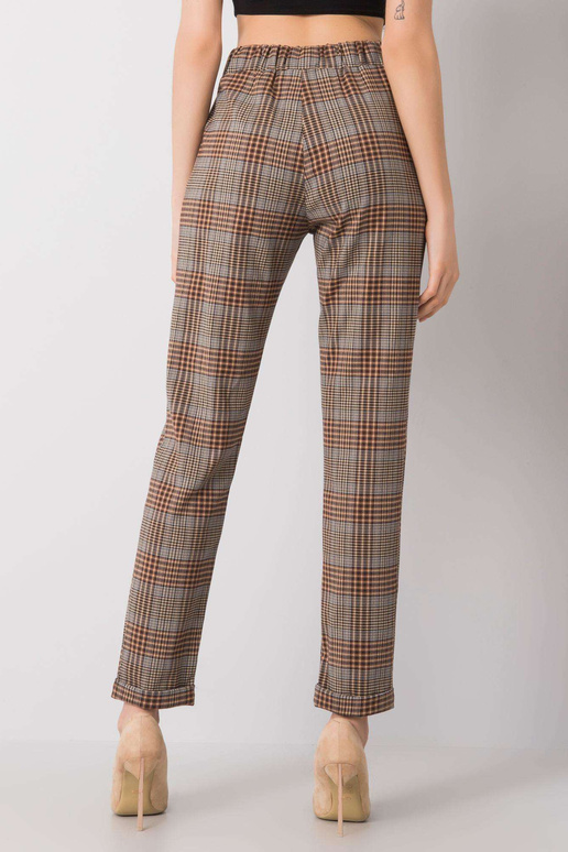 Araminta rudos languotos kelnės