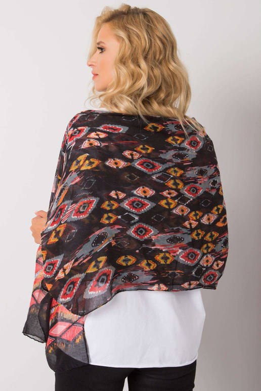 Juodos ir raudonos spalvos raštuotas...