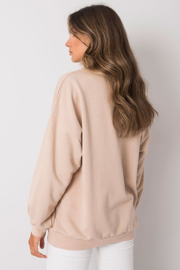 Smėlio spalvos megztinis su...