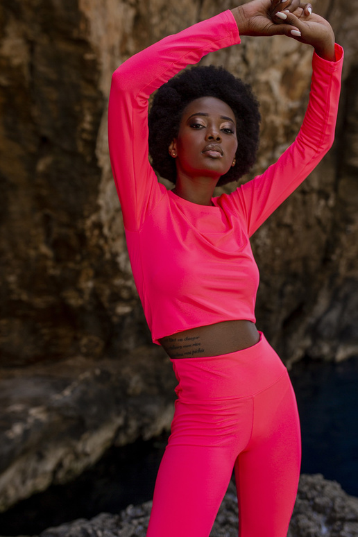 Fluo rožinis sportinis rinkinys Patrice Fluo rožinis sportinis rinkinys Patrice