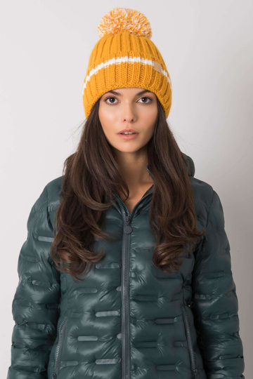 Tamsiai geltona kepurė su... 2