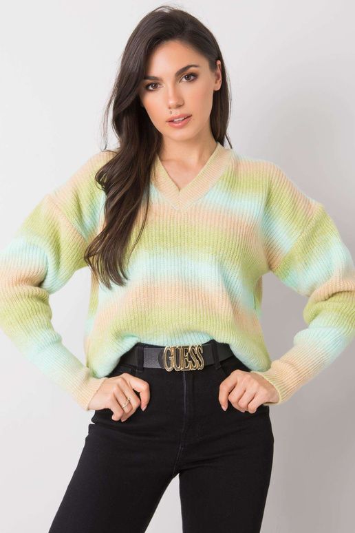 Žalias-smėlio spalvos ombre džemperis... Žalias-smėlio spalvos ombre džemperis...