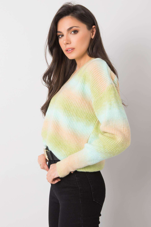 Žalias-smėlio spalvos ombre džemperis... Žalias-smėlio spalvos ombre džemperis...