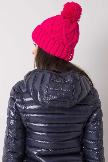 Rožinė žieminė kepurė su... 2