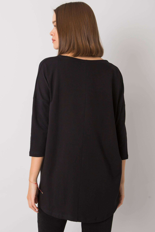 Juoda palaidinė su Merel užrašu