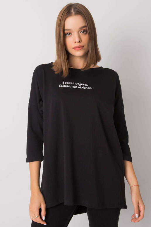 Juoda palaidinė su Merel užrašu