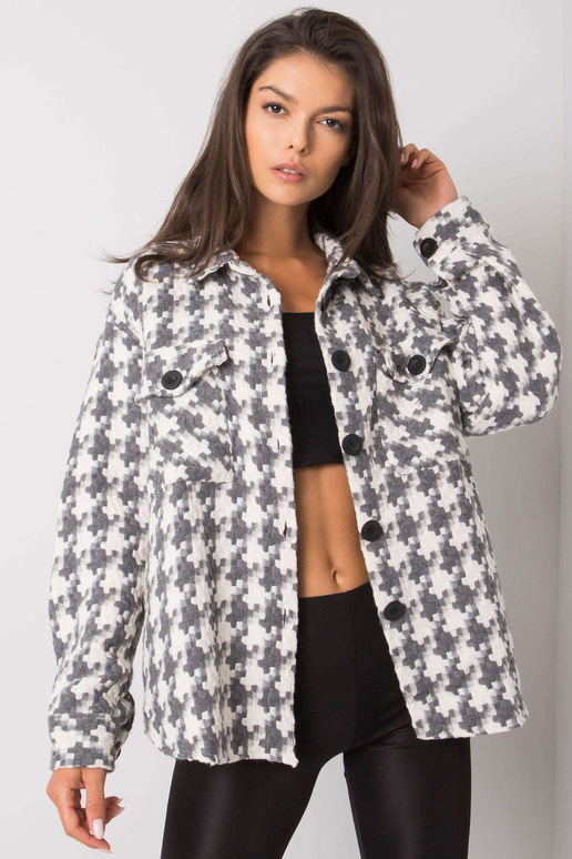 Balti ir pilki marškiniai su...