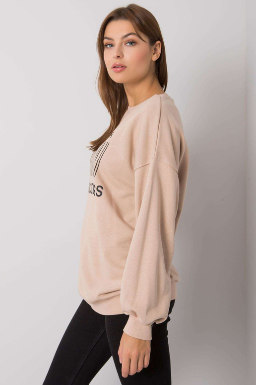 Smėlio spalvos megztinis su Basile raštu