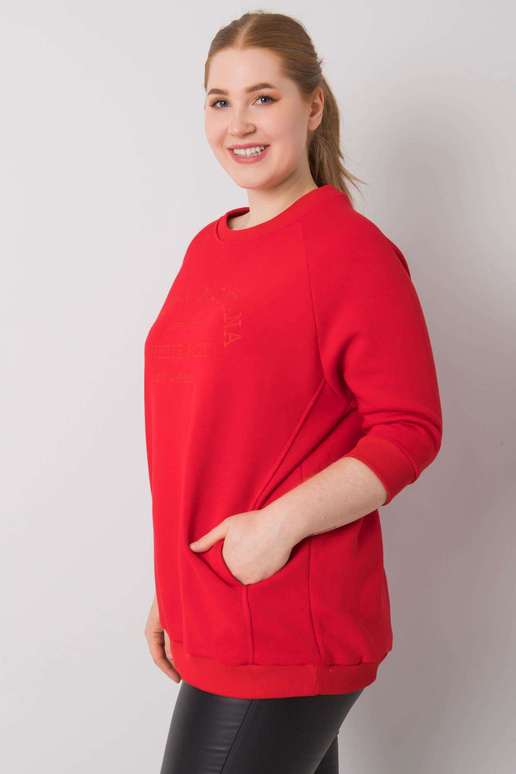 Vincente Red Plus Size megztinis su... Vincente Red Plus Size megztinis su...