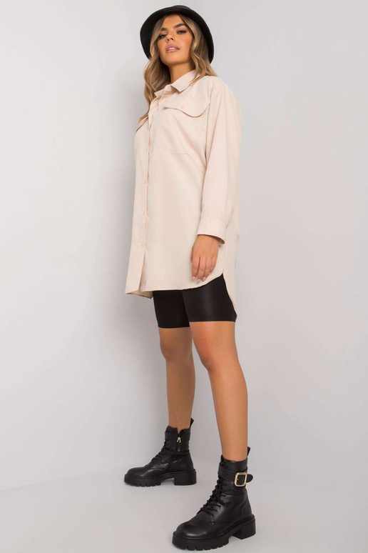 Smėlio spalvos ilgi Edvino marškiniai